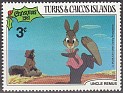 Turks and Caicos Isls 1981 Walt Disney 3 ¢ Multicolor Scott 500